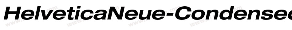 HelveticaNeue-CondensedObl字体转换