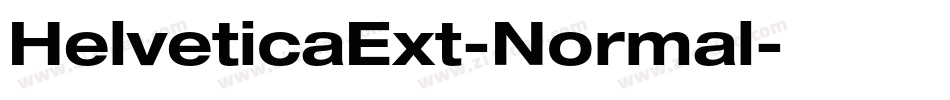 HelveticaExt-Normal字体转换