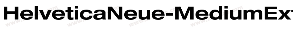 HelveticaNeue-MediumExt字体转换