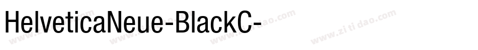 HelveticaNeue-BlackC字体转换 HelveticaNeue-BlackC字体转换