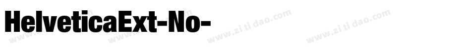 HelveticaExt-No字体转换 HelveticaExt-No字体转换