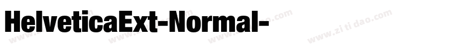 HelveticaExt-Normal字体转换