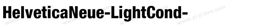 HelveticaNeue-LightCond字体转换 HelveticaNeue-LightCond字体转换