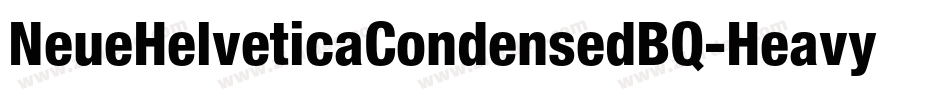 NeueHelveticaCondensedBQ-Heavy字体转换