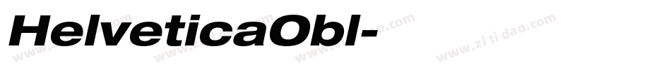 HelveticaObl字体转换 HelveticaObl字体转换