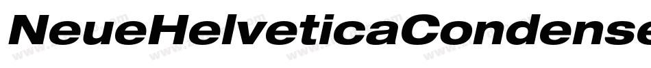 NeueHelveticaCondensedBQ-Heavy字体转换