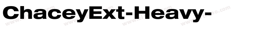 ChaceyExt-Heavy字体转换