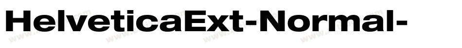 HelveticaExt-Normal字体转换