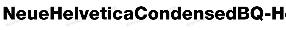 NeueHelveticaCondensedBQ-Heavy字体转换