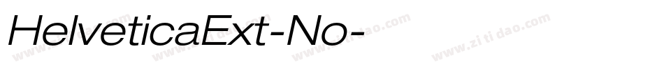 HelveticaExt-No字体转换 HelveticaExt-No字体转换