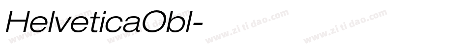 HelveticaObl字体转换 HelveticaObl字体转换