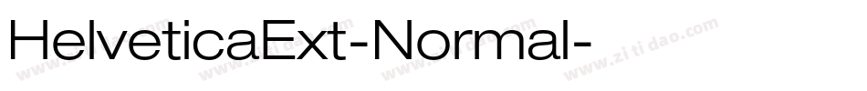 HelveticaExt-Normal字体转换