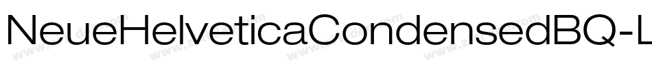 NeueHelveticaCondensedBQ-Light字体转换