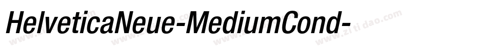 HelveticaNeue-MediumCond字体转换 HelveticaNeue-MediumCond字体转换