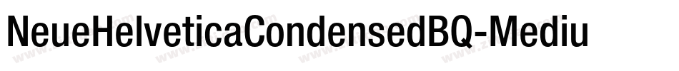 NeueHelveticaCondensedBQ-Medium字体转换