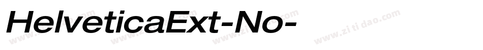 HelveticaExt-No字体转换 HelveticaExt-No字体转换