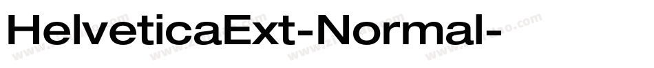 HelveticaExt-Normal字体转换