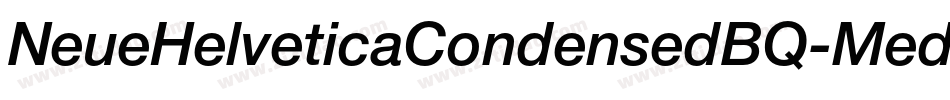 NeueHelveticaCondensedBQ-Medium字体转换