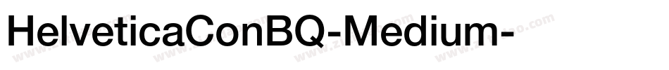 HelveticaConBQ-Medium字体转换