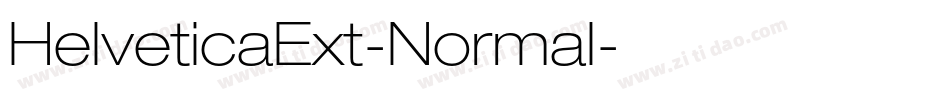 HelveticaExt-Normal字体转换