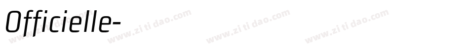 Officielle字体转换