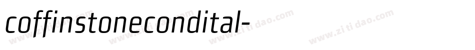 coffinstonecondital字体转换