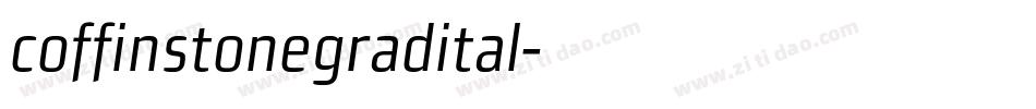 coffinstonegradital字体转换