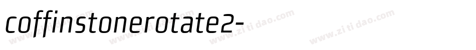 coffinstonerotate2字体转换
