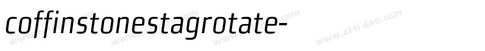 coffinstonestagrotate字体转换