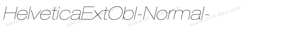 HelveticaExtObl-Normal字体转换 HelveticaExtObl-Normal字体转换