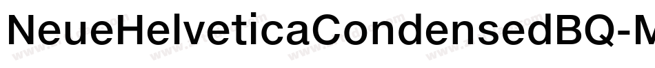 NeueHelveticaCondensedBQ-Medium字体转换