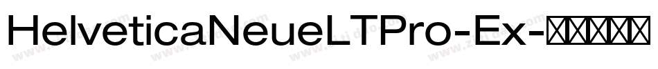 HelveticaNeueLTPro-Ex字体转换