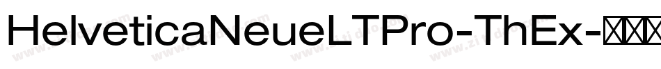 HelveticaNeueLTPro-ThEx字体转换