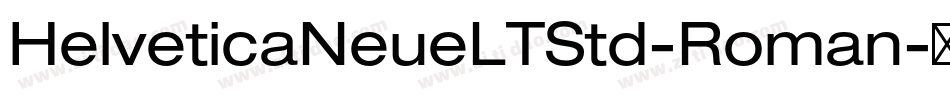 HelveticaNeueLTStd-Roman字体转换