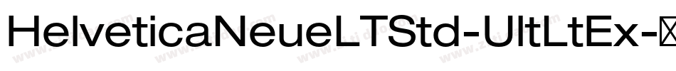 HelveticaNeueLTStd-UltLtEx字体转换