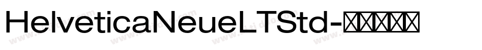 HelveticaNeueLTStd字体转换