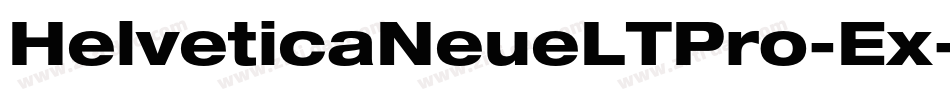 HelveticaNeueLTPro-Ex字体转换