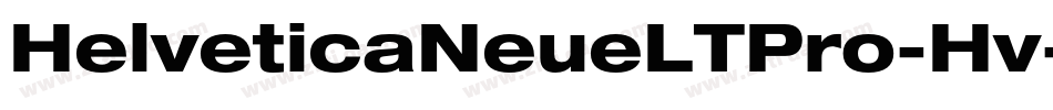 HelveticaNeueLTPro-Hv字体转换