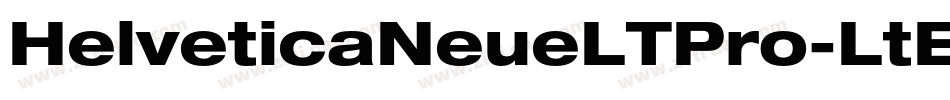 HelveticaNeueLTPro-LtEx字体转换