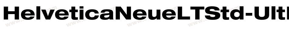 HelveticaNeueLTStd-UltLtEx字体转换