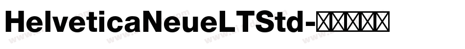 HelveticaNeueLTStd字体转换