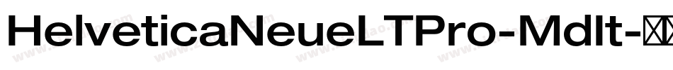 HelveticaNeueLTPro-MdIt字体转换