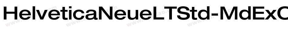 HelveticaNeueLTStd-MdExO字体转换