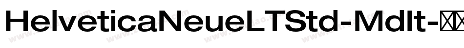 HelveticaNeueLTStd-MdIt字体转换