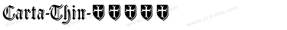 Carta-Thin字体转换