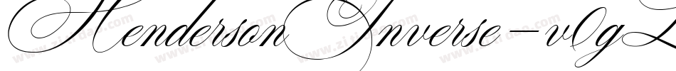 HendersonInverse-v0gL字体转换