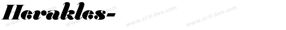 Herakles字体转换