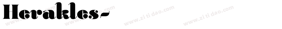 Herakles字体转换