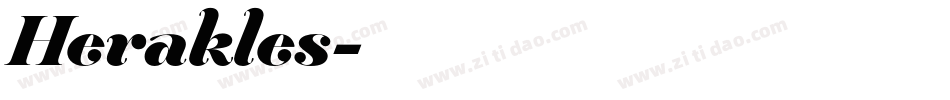 Herakles字体转换