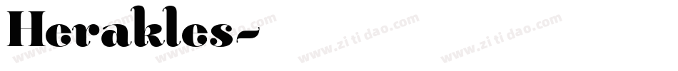 Herakles字体转换